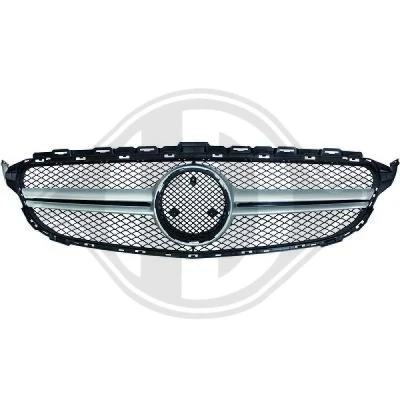 Kuva DIEDERICHS 1673340 Etusäleikkö kromi/musta HD Tuning MERCEDES BENZ: C sarja Sedan