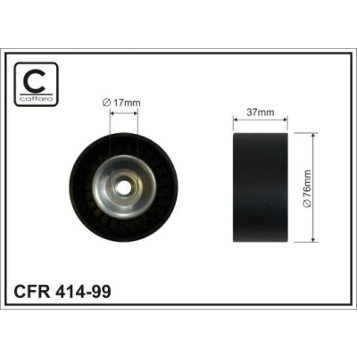 Kuva Ohjainrulla, moniurahihna HONDA ACCORD VII, Tourer CIVIC Hatchback VIII, CR V III, FR V, STREAM OE 311709NA023, 31170PNA003, 31170 PNA