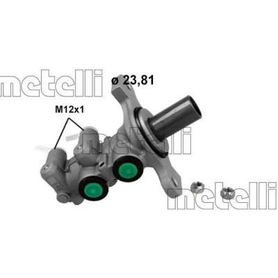 Kuva METELLI 05 1273 Jarrupääsylinteri 23,81 Alumiini