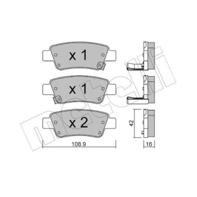 Kuva Jarrupalasarja, levyjarru METELLI 22 0790 0