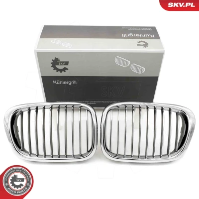Kuva ESEN SKV 66SKV159 Etusäleikkö Kromi BMW: 5 Sedan