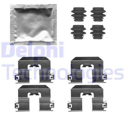 Kuva DELPHI LX0729 Tarvikesarja, Jarrupala BMW: 1 Hatchback, MINI: Hatchback