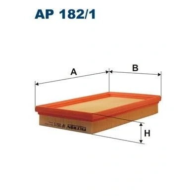 Kuva FILTRON AP 182/1 Ilmansuodatin 41,5 157 258 Suodatinpanos