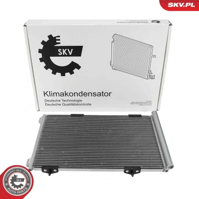 Kuva ESEN SKV 86SKV195 Ilmastoinnin Lauhdutin ilman vedenerotinta Alumiini 603mm