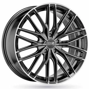 Kuva OZ Gran Tourismo HLT Grey Polished 8.5x19 5/112 ET49 B75.1