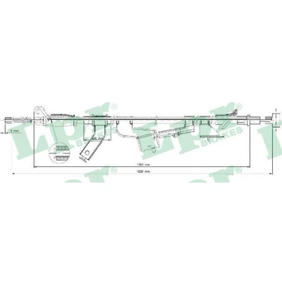 Kuva Vaijeri, käsijarru, Takana, Oikea OPEL AGILA, SUZUKI SPLASH, VAUXHALL AGILA Mk II OE 4709863, 5440151K00, 93195341
