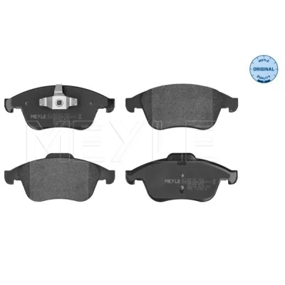 Kuva MEYLE 025 247 1018 Jarrupalat ORIGINAL Quality Etuakseli Ilman kulumisenilmaisinta Huudonvaimennuspellillä RENAULT: MEGANE 3 Grandtour, LAGUNA