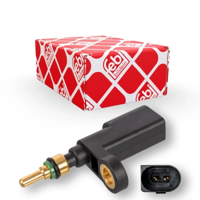 Kuva FEBI BILSTEIN 106571 Jäähdytysnesteen Lämpötila Anturi Musta VOLKSWAGEN: Tiguan I, Passat B8 Variant, Polo V Hatchback, SKODA: Octavia 3 Schrägheck