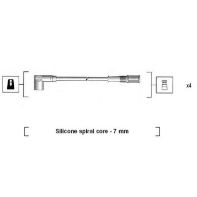 Kuva MAGNETI MARELLI 941095720610 Sytytysjohto LANCIA: DELTA 2