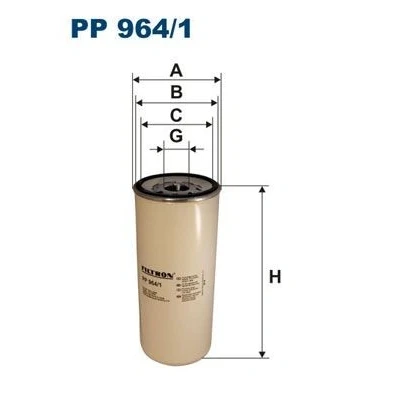 Kuva FILTRON PP 964/1 Polttoainesuodatin Ruuvattava suodatin VOLVO: FM, FM 9, RENAULT TRUCKS: Premium