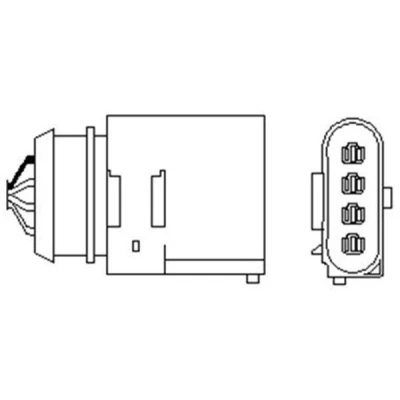 Kuva MAGNETI MARELLI 466016355061 Lambda Anturi Lämmitetty 4 VOLKSWAGEN: Polo IV Hatchback, V SKODA: Fabia 1 Combi, I Hatchback