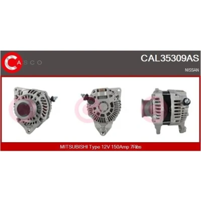 Kuva CASCO CAL15462AS Laturi 12V 150A FORD: MONDEO 4 Turnier, 4, FIESTA 6, MAZDA: 2 Hatchback
