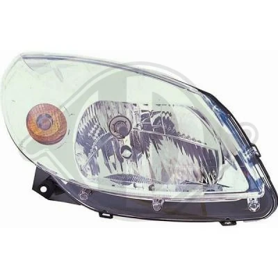 Kuva DIEDERICHS 4455080 Ajovaloumpio Oikea H4 Kromi