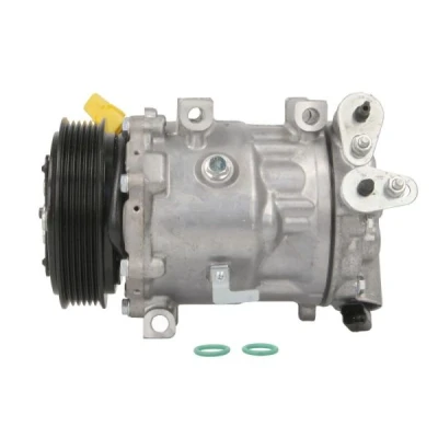 Kuva THERMOTEC KTT090365 Ilmastoinnin Kompressori 7C16 12V PAG 46 R134a ilman kompressoriöljyä PEUGEOT: 407 Sedan, CITROËN: C5 III Farmari