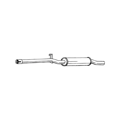 Kuva Keskiäänenvaimentaja VW CADDY I, GOLF Cabriolet JETTA SCIROCCO OE 161253209, 175253200, 175253200C