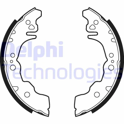 Kuva DELPHI LS2023 Jarrukengät 180 28