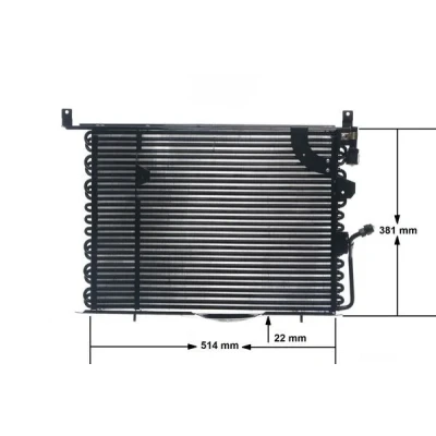 Kuva MAHLE ORIGINAL AC 149 000S Ilmastoinnin Lauhdutin ilman vedenerotinta 515