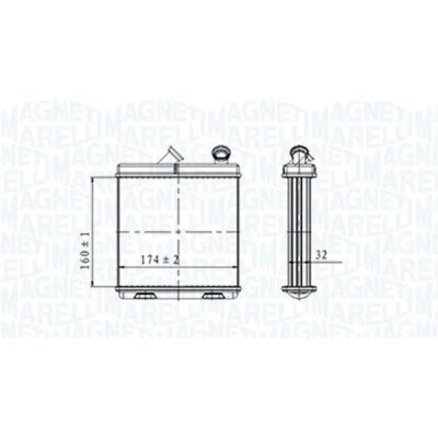 Kuva MAGNETI MARELLI 350218465000 Lämmityslaitteen Kenno