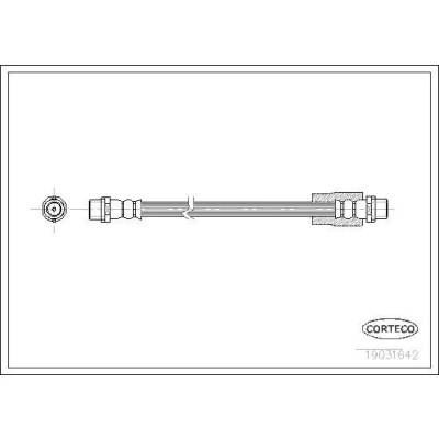 Kuva CORTECO 19031642 Jarruletku Etuakseli 305 AUDI: A4 B6 Sedan, Avant