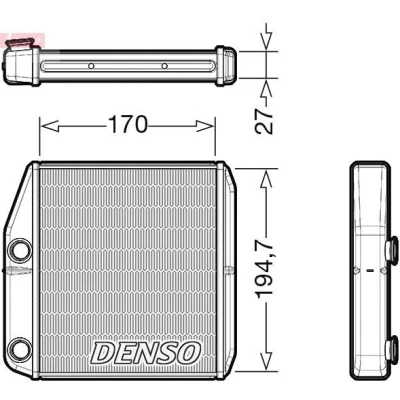 Kuva Lämmityslaitteen kenno DENSO DRR09101