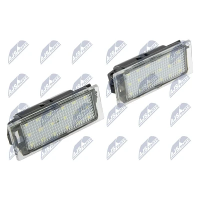Kuva NTY ELP RE 001 Rekisterikilven Valo LED Molemminpuolin Ilman polttimoa RENAULT: MEGANE 3 Grandtour, Clio 4,