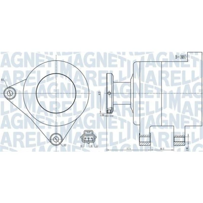 Kuva MAGNETI MARELLI 063731999010 Laturi 14V 150A