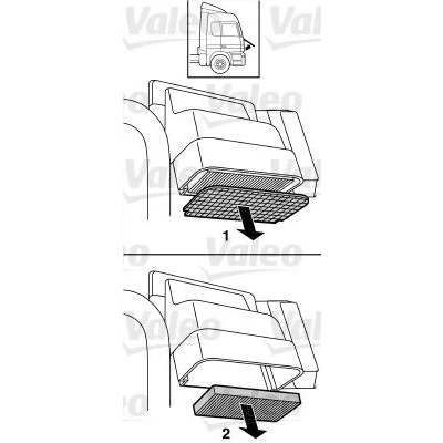 Kuva VALEO CLIMFILTER COMFORT 716033 Raitisilmasuodatin Hiukkassuodatin 440 100 39