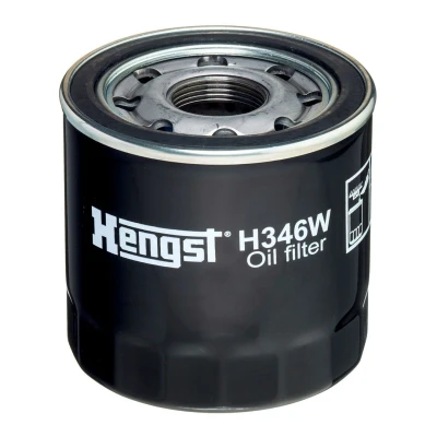 Kuva HENGST FILTER H346W Öljynsuodatin 1 1/2 12 U Ruuvattava suodatin NISSAN: Qashqai / Qashqai+2 I, CITROËN: Jumper II Flatbed Kuorma auto/Alusta