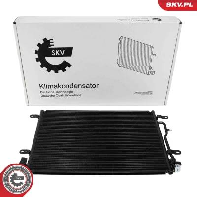 Kuva ESEN SKV 86SKV063 Ilmastoinnin Lauhdutin ilman vedenerotinta Alumiini 611mm AUDI: A6 C5 Sedan, A4 B6 Avant
