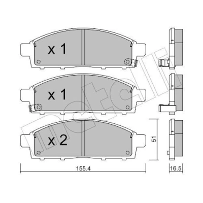 Kuva Jarrupalasarja, levyjarru METELLI 22 0791 0