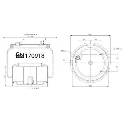 Kuva FEBI BILSTEIN 170918 Metallipalje, ilmajousitus