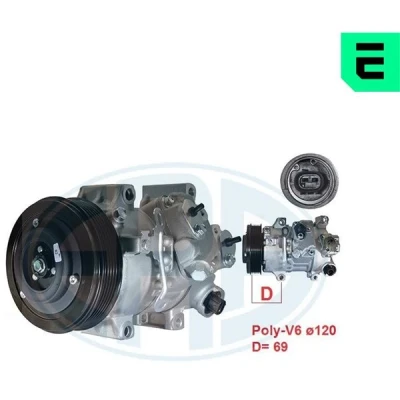 Kuva DENSO DCP50302 Ilmastoinnin Kompressori 6SEU14C PAG 46 R 134a TOYOTA: Avensis III Farmari, Verso, Sedan