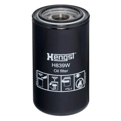 Kuva HENGST FILTER H839W Öljynsuodatin 1 1/8 16UN Ruuvattava suodatin