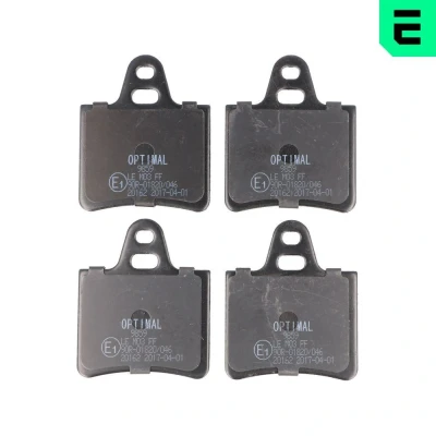Kuva OPTIMAL BP 09859 Jarrupalat Taka akseli Ei kulumisenilmaisimelle CITROËN: XM I Hatchback, Xantia Hatchback