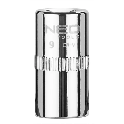Kuva NEO TOOLS 08 227 Hylsyavain 1/4 3124 9 mm Kromi vanadium teräs SuperLock