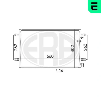 Kuva Kondensaattori, ilmastointilaite AUDI A6 C6, C6 Avant OE 4F0 260 401 E, 403 P