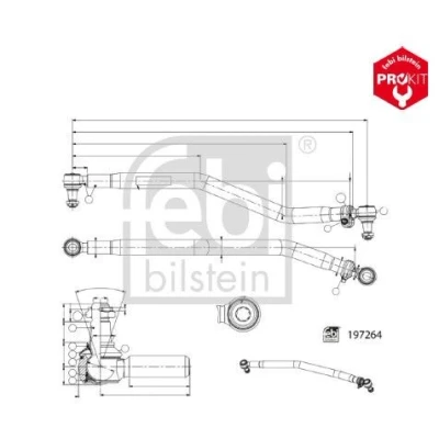 Kuva Ohjaustanko FEBI BILSTEIN 197264
