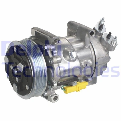 Kuva DELPHI TSP0159851 Ilmastoinnin Kompressori Sanden SD6V12 PAG 46 kompressoriöljyllä PEUGEOT: 307 Hatchback, 206 CITROËN: C2 Hatchback
