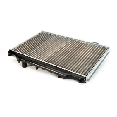Kuva THERMOTEC D73008TT Jäähdytin Alumiini, Muovi ajoneuvoille ilmastointilaitteella tai ilman 658 400 30 Käsivaihteisto Jäähdytysrivat mekaan. kiinnitetyt