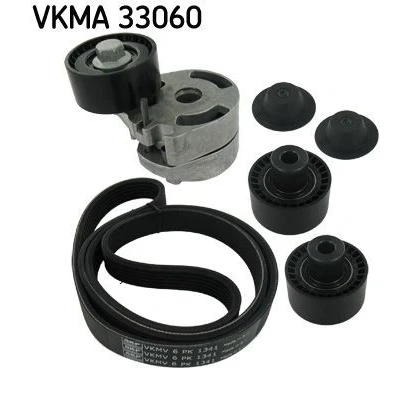 Kuva SKF VKMA 33060 Moniurahihnasarja FORD: FIESTA 5, Fusion Farmari, 5 Van, PEUGEOT: 206 Hatchback, CITROËN: C3 I Xsara Picasso