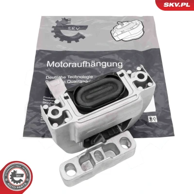 Kuva ESEN SKV 75SKV102 Moottorin Kumityyny Oikea Hydrolaakeri Alumiini, Kumi 169mm 127mm AUDI: A3 Sportback, VOLKSWAGEN: Passat B8 Variant