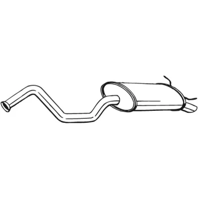Kuva Takaäänenvaimentaja RENAULT LAGUNA I, Grandtour I OE 7700425696, 7700426204, 7700824707