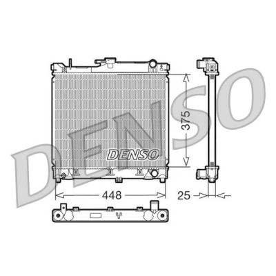 Kuva DENSO DRM47014 Jäähdytin Alumiini 448 375 25 SUZUKI: Jimny SUV