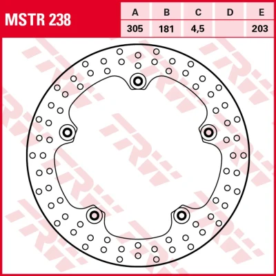 Kuva Jarrukiekko TRW MSTR238, 1 Kappale