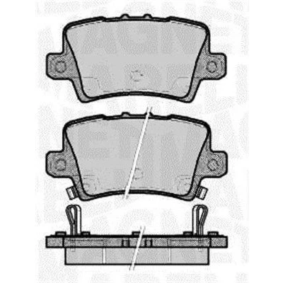 Kuva MAGNETI MARELLI 363916060621 Jarrupalat akustisella kulumavaroittimella HONDA: CIVIC 8 Hatchback