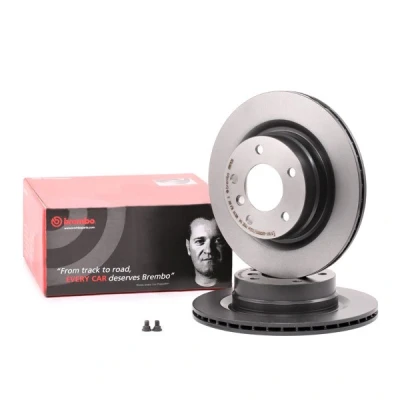 Kuva BREMBO COATED DISC LINE 09.9793.11 Jarrulevyt 300 20 5 tuuletettu sisältä pinnoitettu hiiliteräs Ruuveilla BMW: 3 Sedan, Touring, Coupe