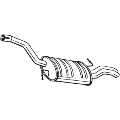 Kuva Takaäänenvaimentaja VW PASSAT B6, B6 Variant, CC OE 3C0253609AJ, 3C0253609AM, 3C0253609BR