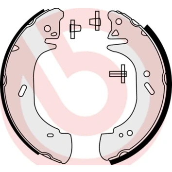 Kuva BREMBO S 59 518 Jarrukengät 280 65 Tarvikkeilla
