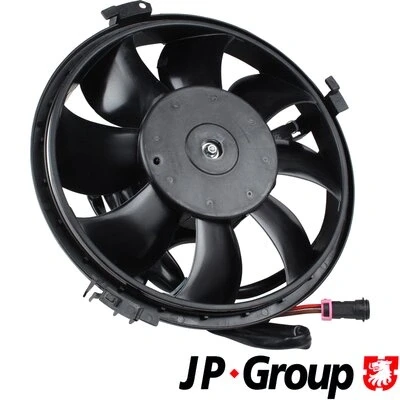 Kuva JP GROUP 1199105100 Jäähdyttimen Tuuletin 278 246 ilman jäähdytystuulettimen kehää AUDI: A6 C5 Avant, VOLKSWAGEN: Passat B5 Variant