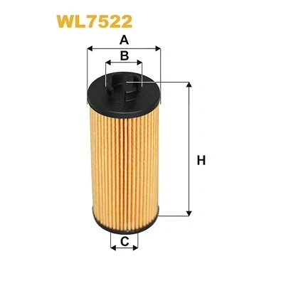 Kuva WIX FILTERS WL7522 Öljynsuodatin Suodatinpanos BMW: 2 Gran Tourer, Active X1, MINI: Countryman, Hatchback